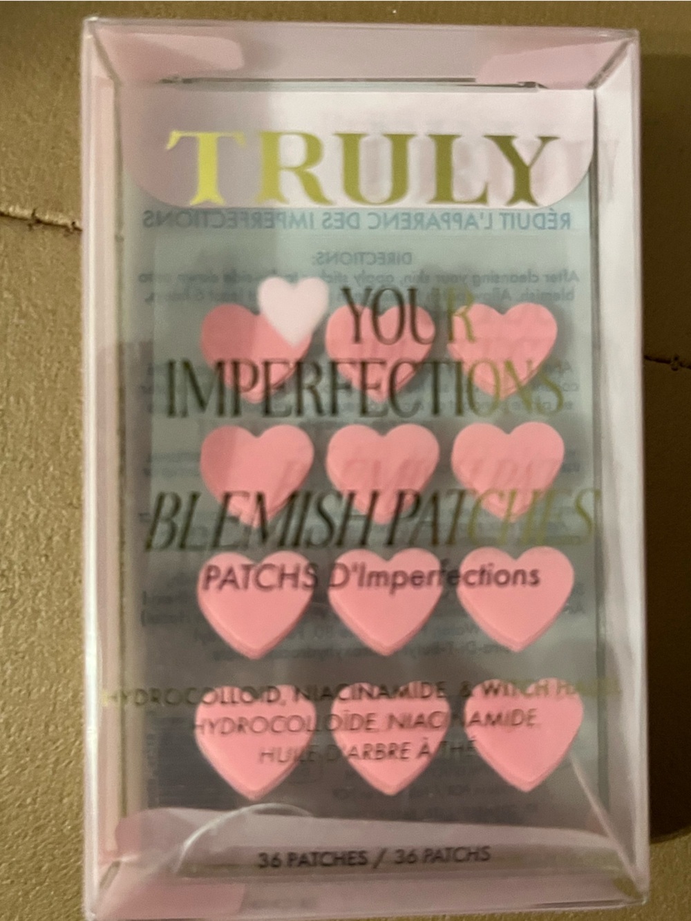 TRULY Pink Heart Hydrocolloid Blemish Patches